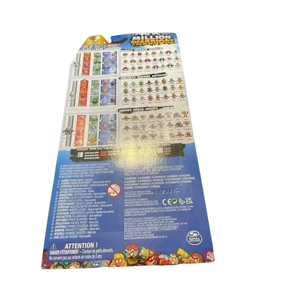 MILLION WARRIORS 10 Pack BLIND MINI FIGURE PACK 1 Rare Guaranteed Mystery Toy - Picture 2 of 2